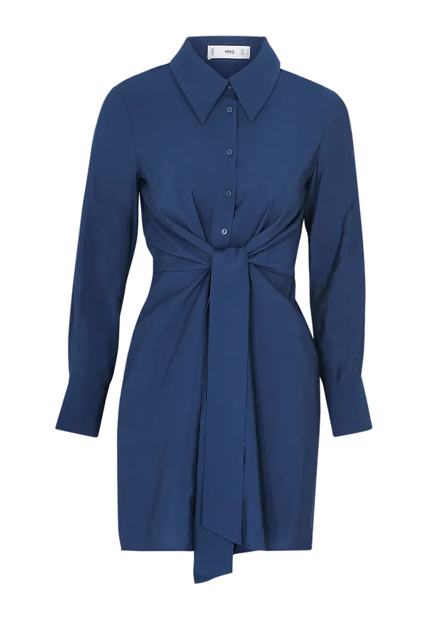 Mango - Skjortklänning Nikita2 - Blå