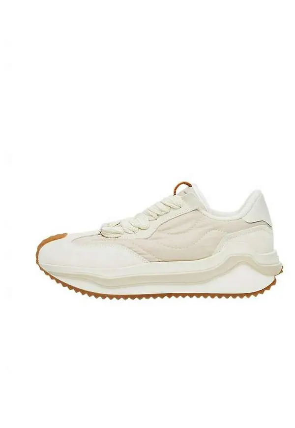 Mango - Sneakers - Beige - Dam - Storlek: 37 Eu,36 EU