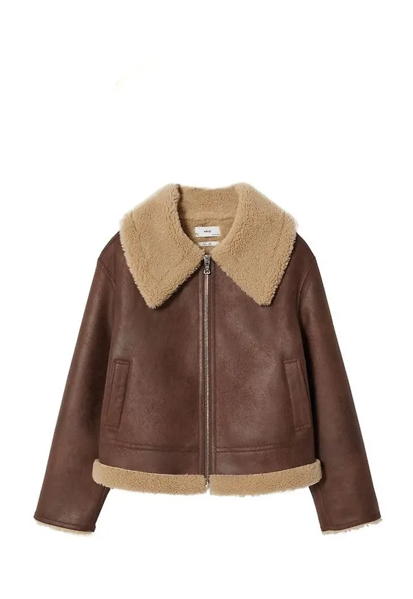 Mango - Vinterjackor - Brun - Dam - Storlek: L,M,Xs