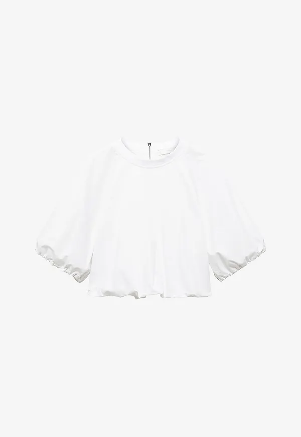 Mango - Blus Blouse Cupcake - Vit