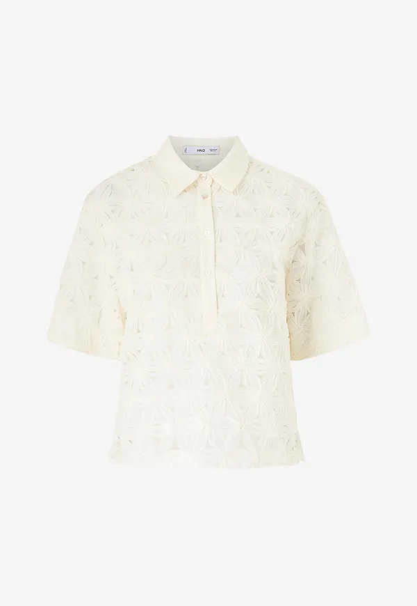 Mango - Blus Daisy - Beige