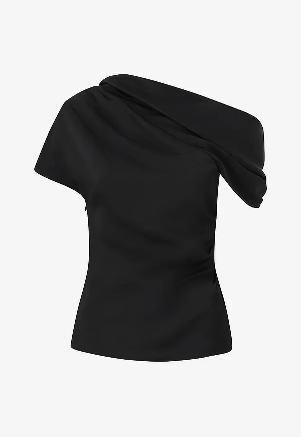 Mango - Blus Blouse Sandrix - Svart