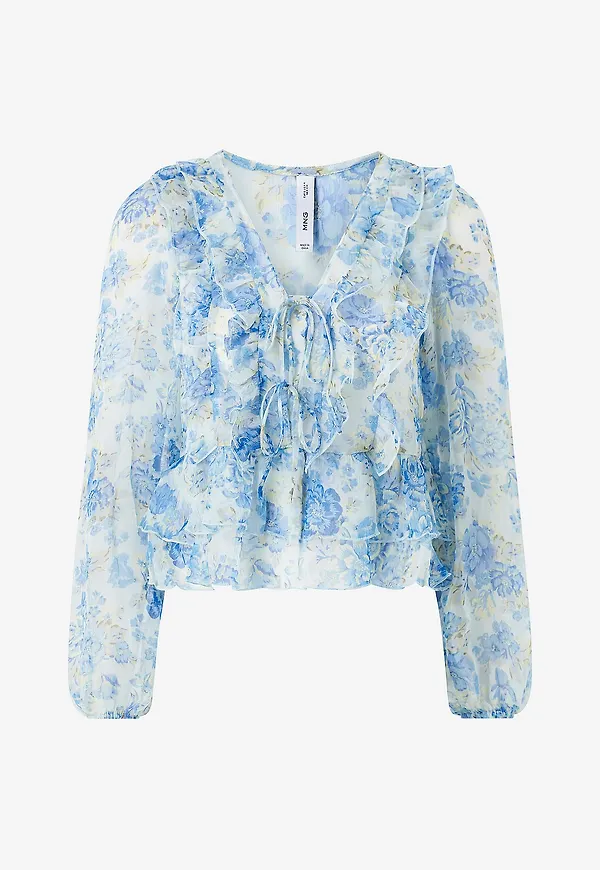 Mango - Blus Ronaldi - Blå