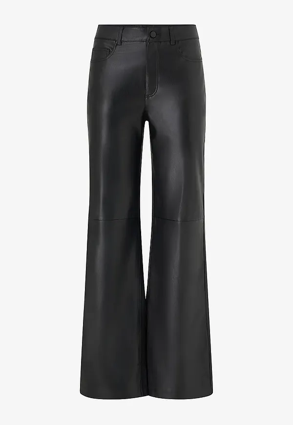 Mango - Byxa Trousers High - Svart