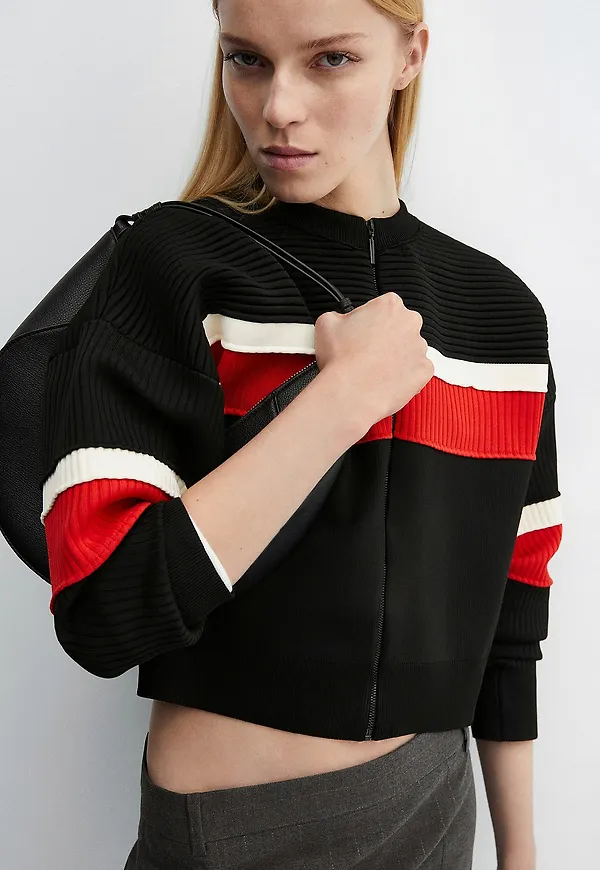 Mango - Cardigan Bizcoxit - Svart