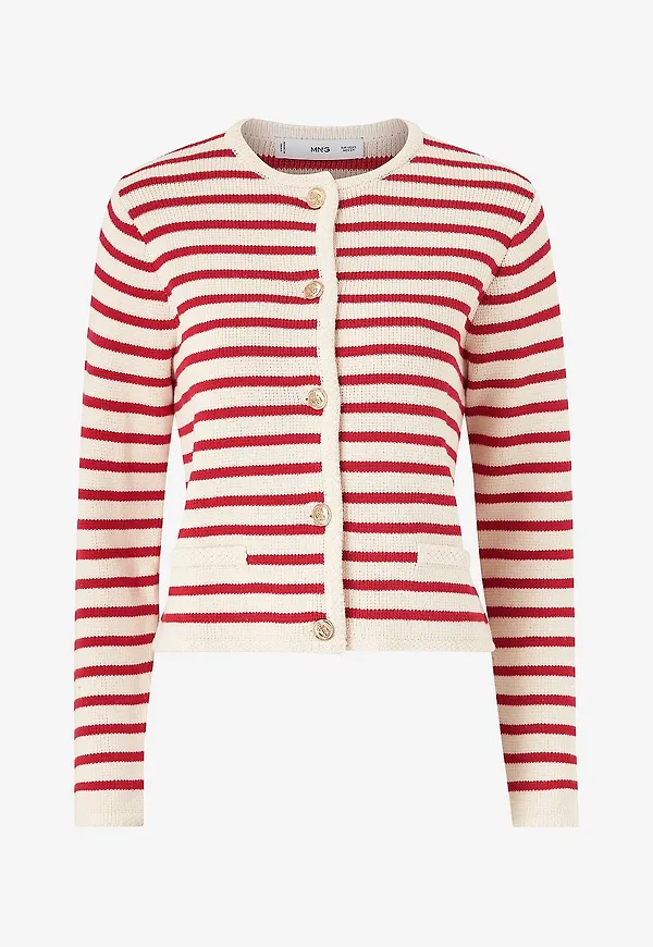 Mango - Cardigan Eliot - Röd