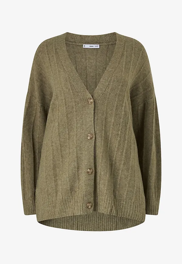 Mango - Cardigan Taldote - Grön