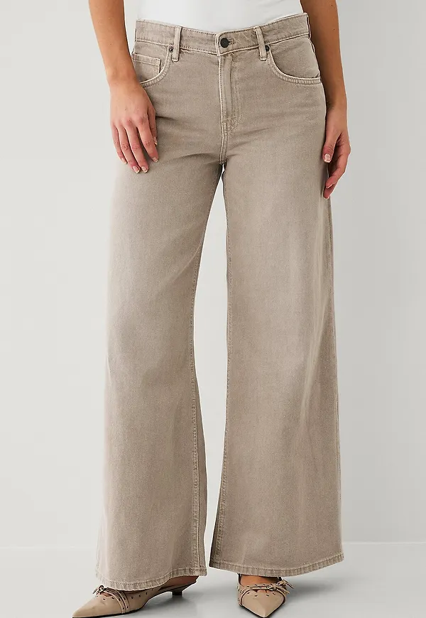 Mango - Jeans Annie - Beige