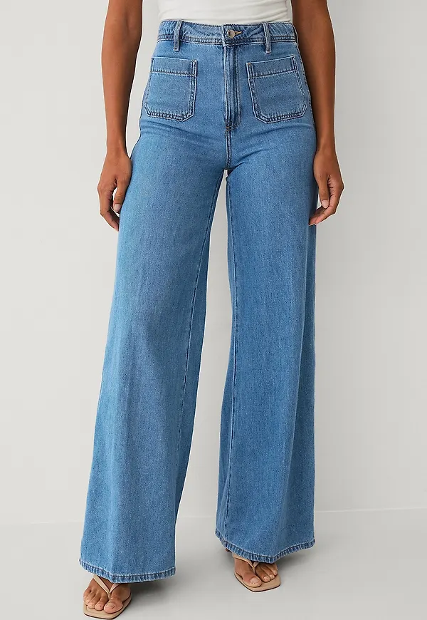 Mango - Jeans Emma - Blå
