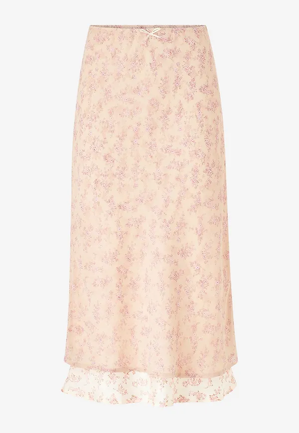 Mango - Kjol Skirt Laila - Rosa