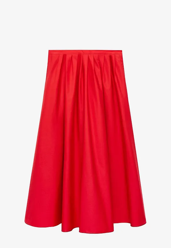 Mango - Kjol Skirt Paula - Röd