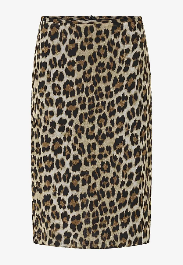 Mango - Kjol Skirt Stark - Brun
