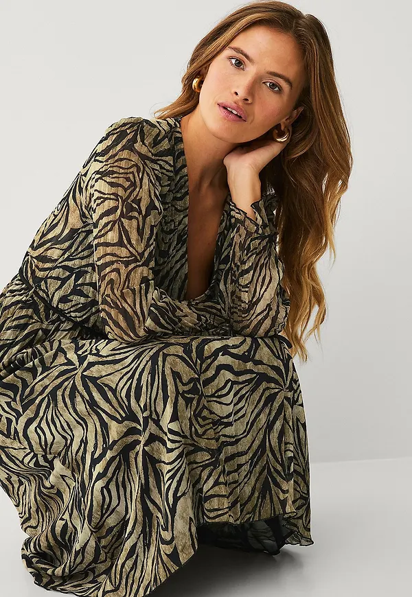 Mango - Klänning Dress Amber - Beige