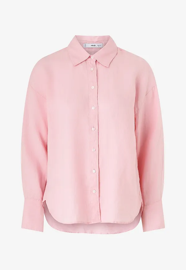 Mango - Linneskjorta Alada - Rosa