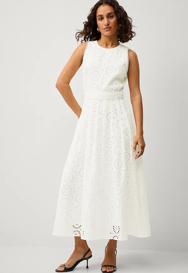 Mango - Maxiklänning Dress Sindi - Beige