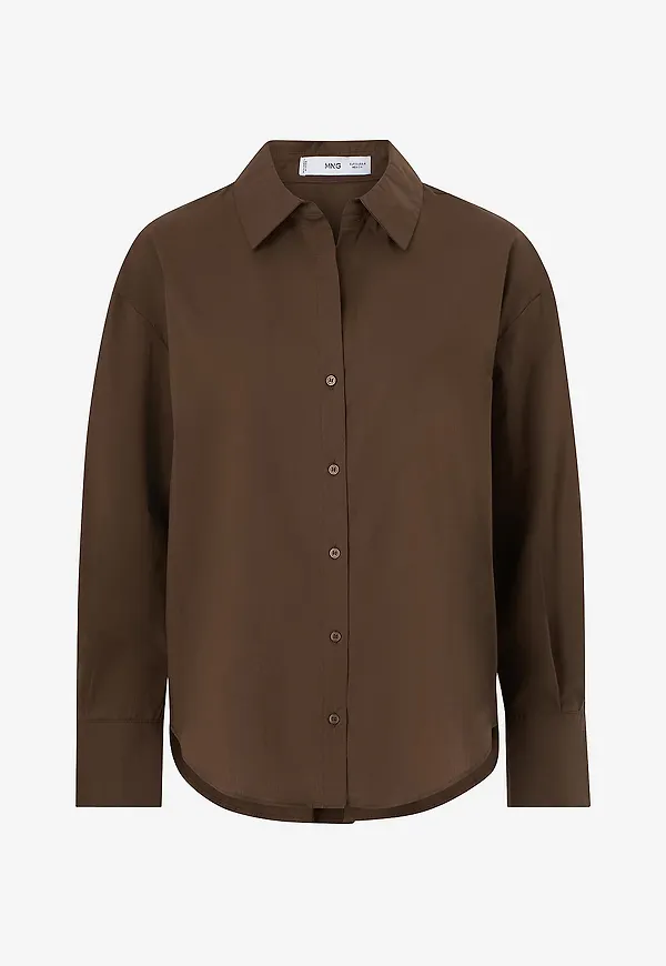 Mango - Skjorta Shirt Fontana - Brun