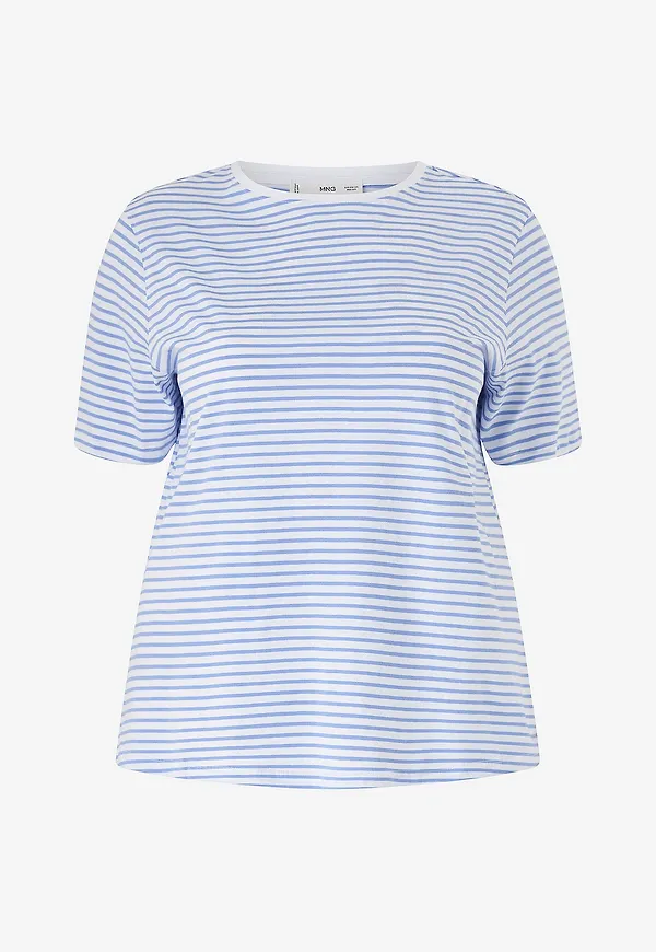 Mango - T-shirt Chalaca - Blå