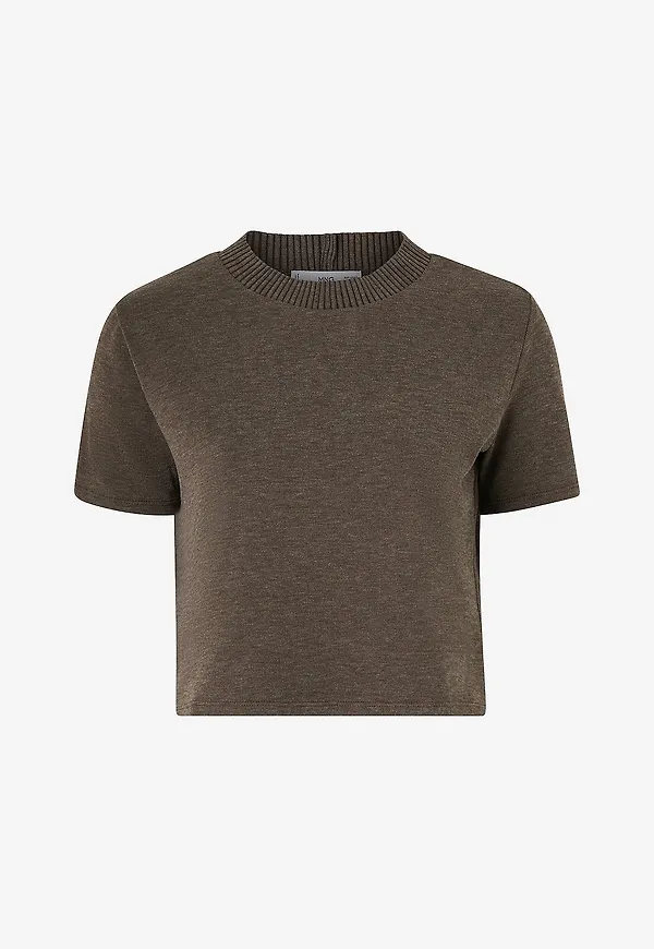 Mango - T-shirt Wyatt - Brun