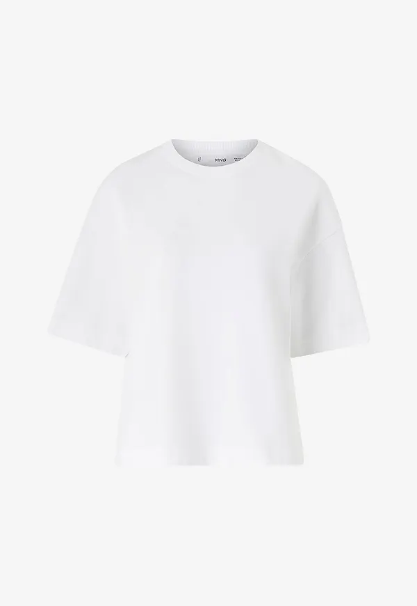 Mango - Topp T-shirt Sita - Vit