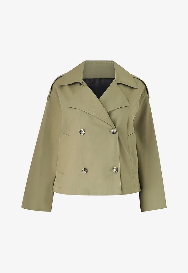 Mango - Trenchcoat Jacket Lipa - Grön