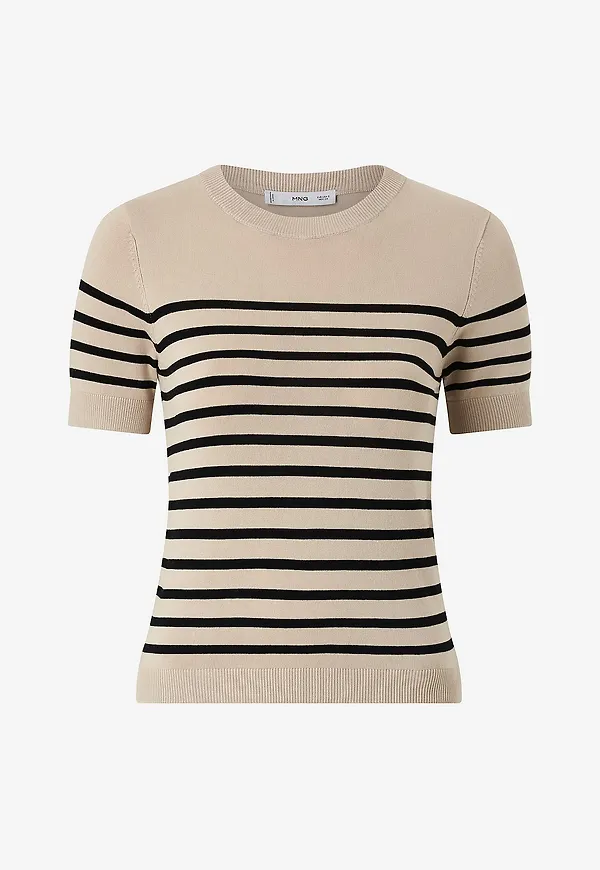 Mango - Tröja Basic - Brun