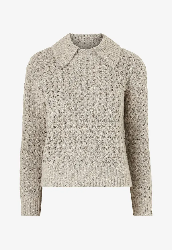 Mango - Tröja Sweater Pescaito - Beige