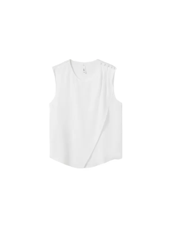 MANGO Blus 'MARACUYA' off-white
