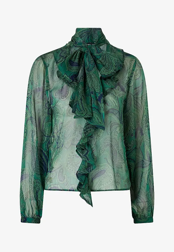 Mango - Blus Blouse Divine - Grön