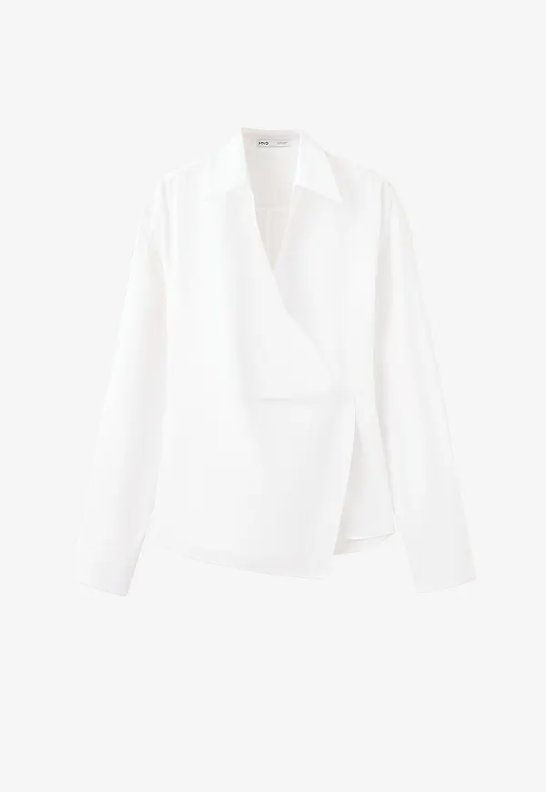 Mango - Blus Blouse Nerea - Vit