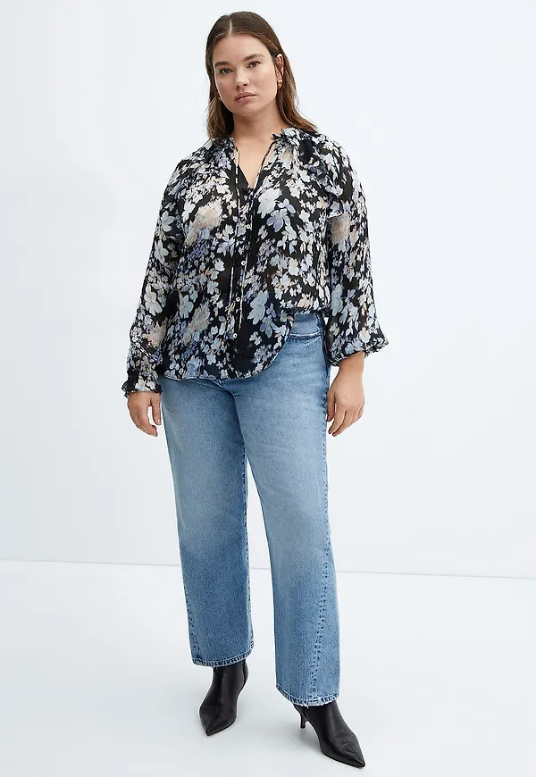 Mango - Blus Cordoba2 - Svart