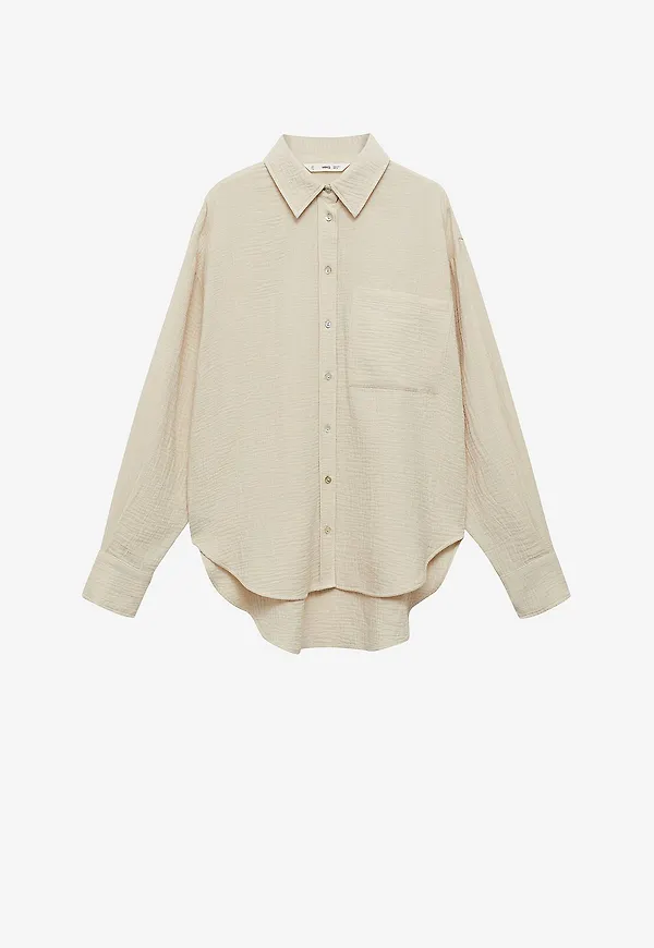 Mango - Blus Gauza - Beige