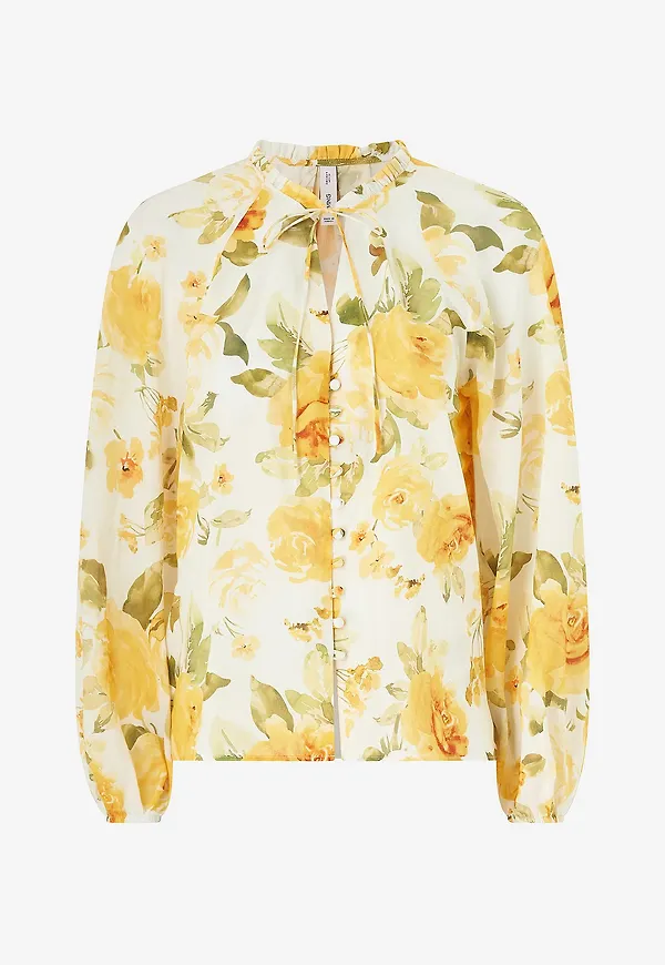 Mango - Blus Molly - Gul