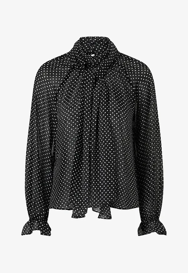 Mango - Blus Poky - Svart
