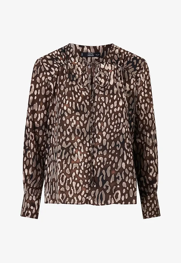 Mango - Blus Stefi - Brun