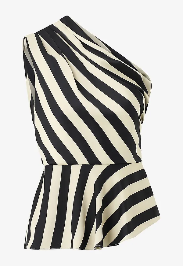 Mango - Blus Top Lunatic - Svart