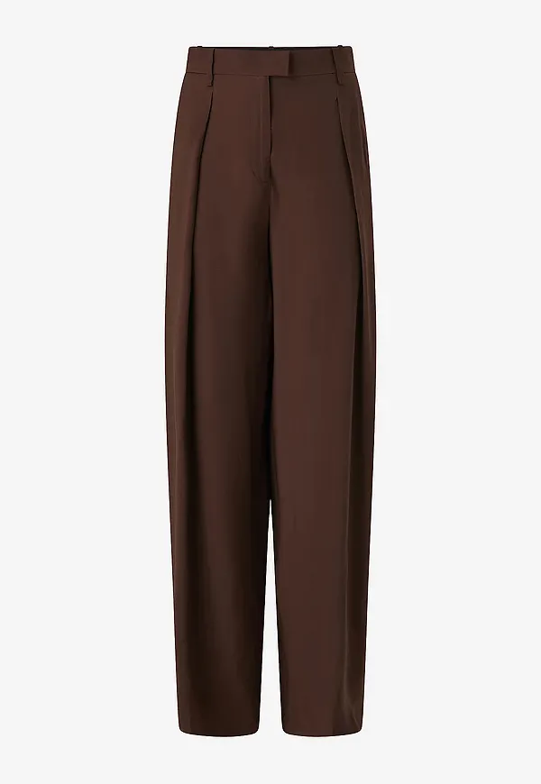 Mango - Byxor Trousers Angela - Brun
