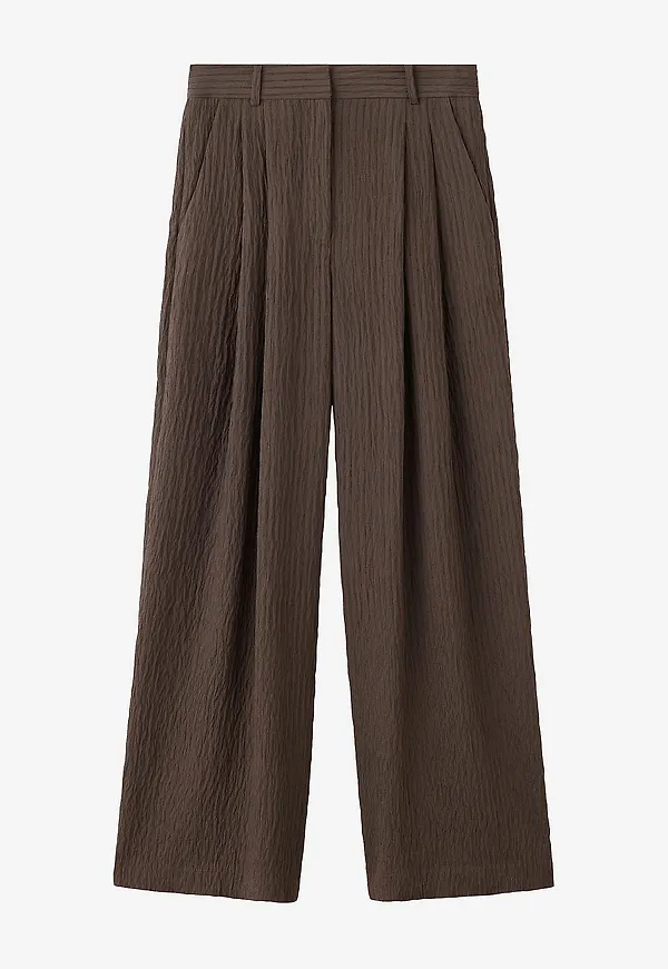 Mango - Byxor Trousers Choc - Brun