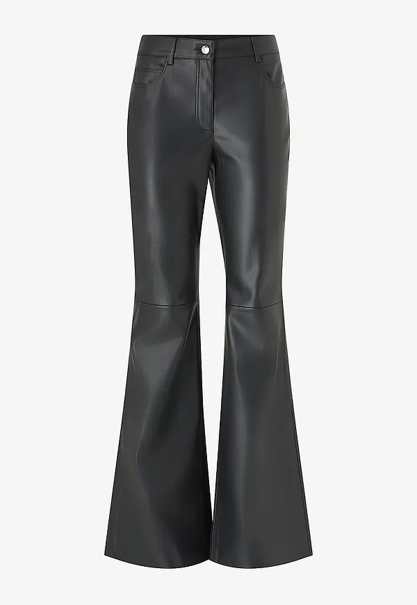 Mango - Byxor Trousers Connie - Svart