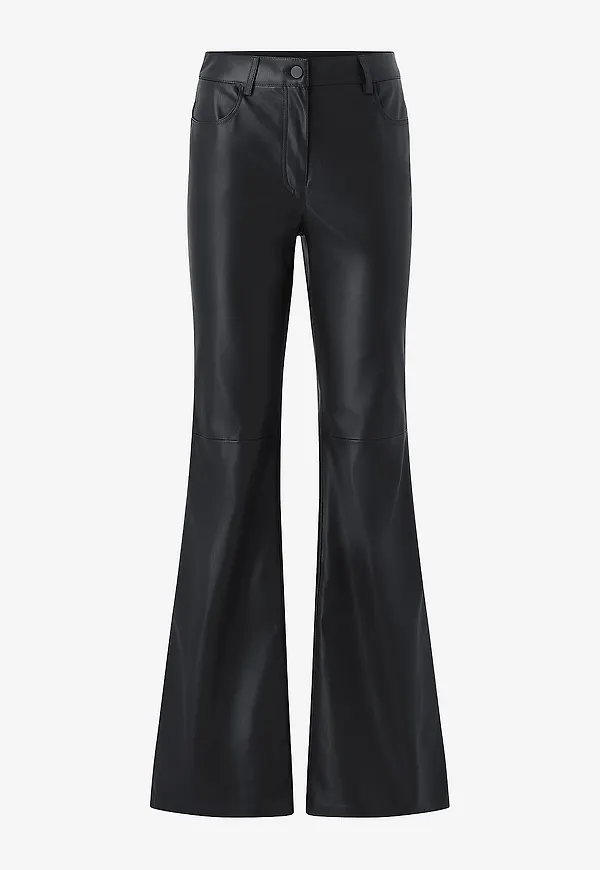 Mango - Byxor Trousers Connie - Svart