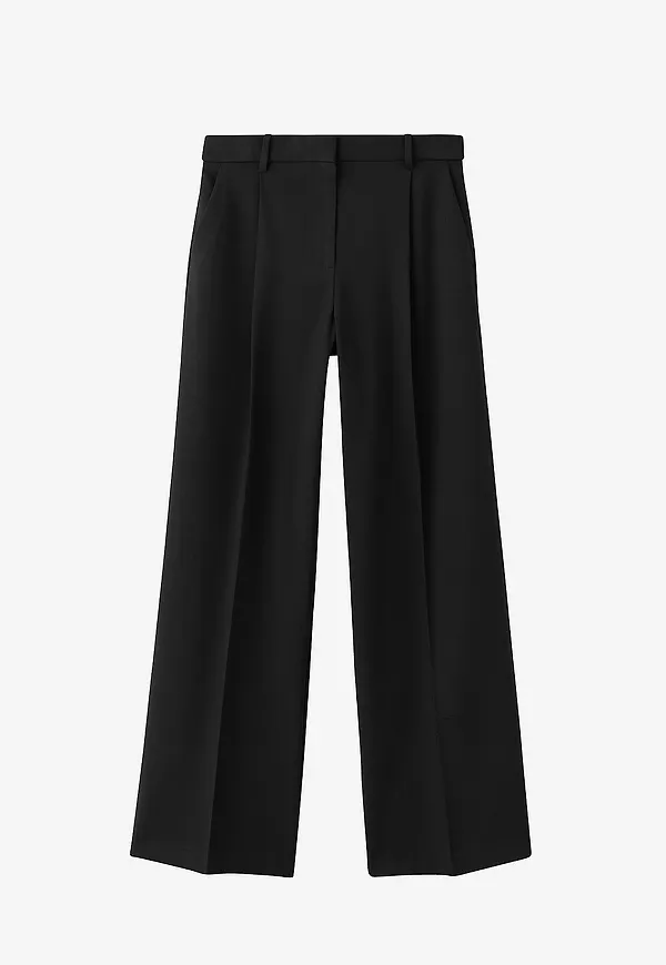 Mango - Byxor Trousers Oscar - Svart