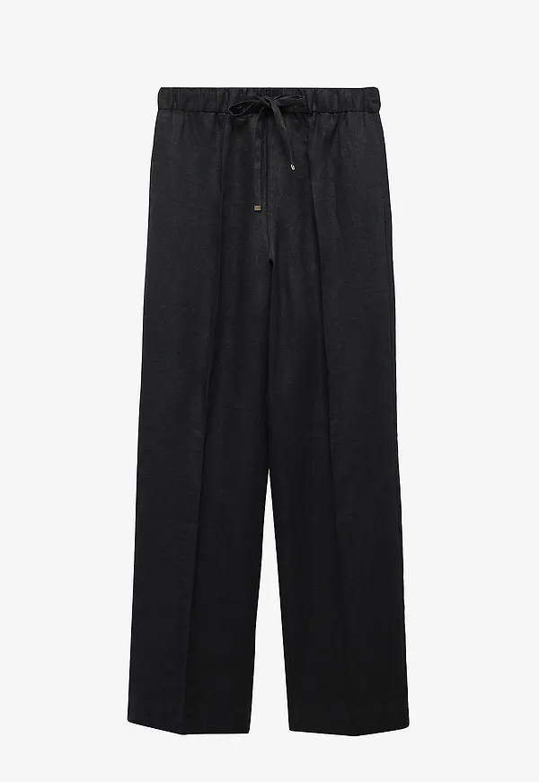 Mango - Byxor Trousers Samara - Svart