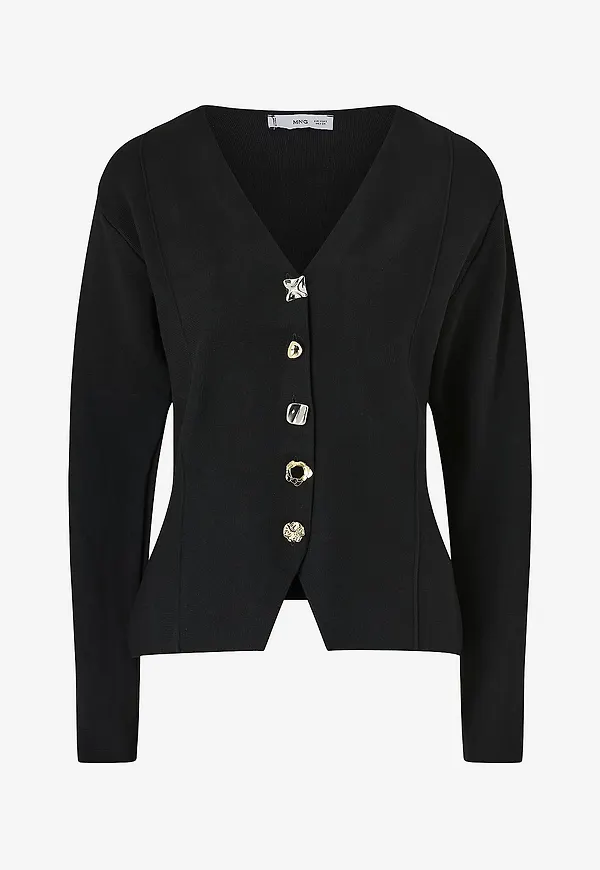 Mango - Cardigan Dali - Svart