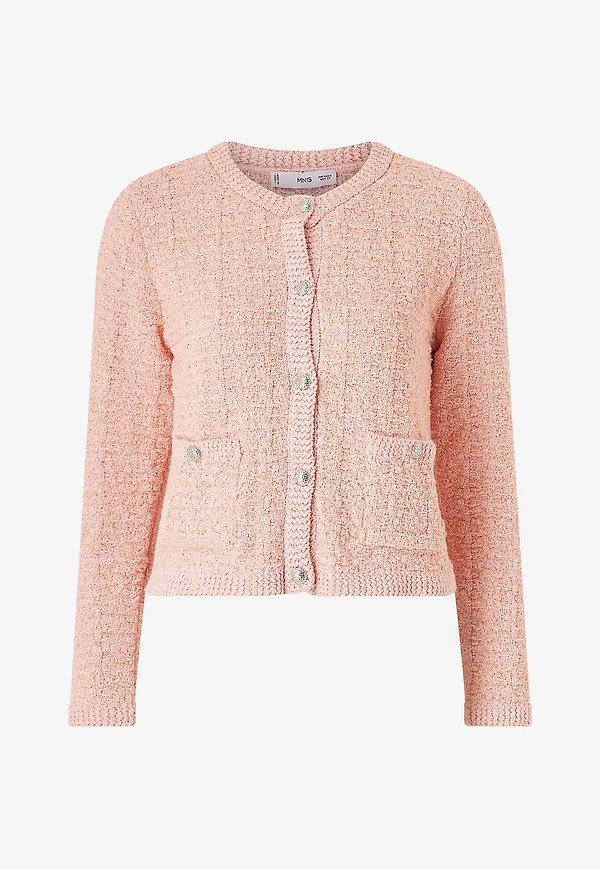 Mango - Cardigan Jacket Morango - Rosa