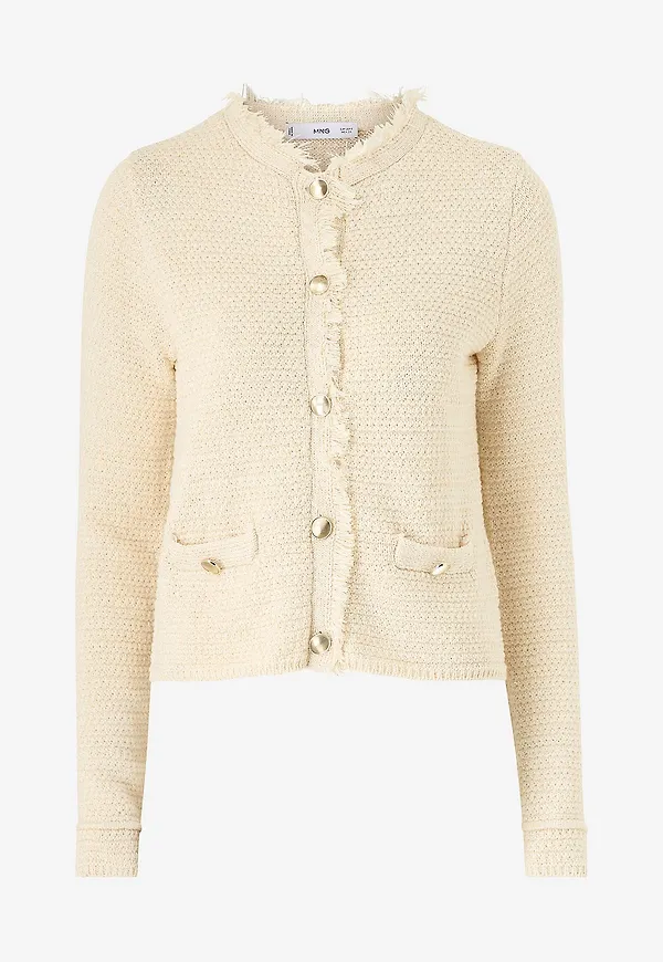 Mango - Cardigan Kokotxa - Vit