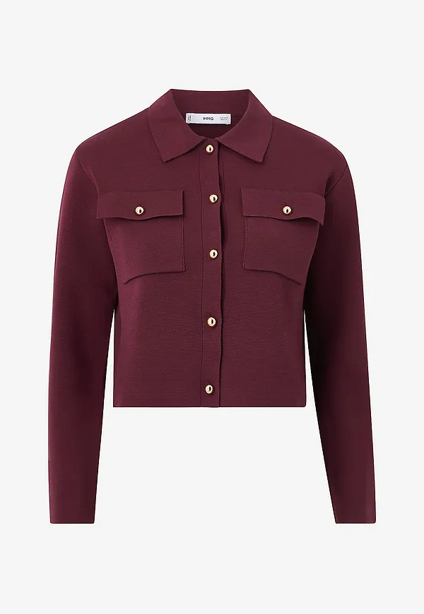 Mango - Cardigan Salmin - Röd