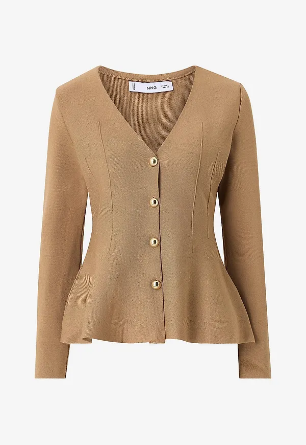 Mango - Cardigan Tona - Brun