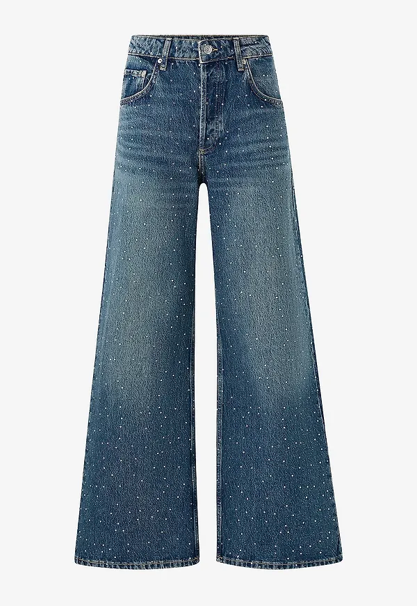 Mango - Jeans Caribe - Blå