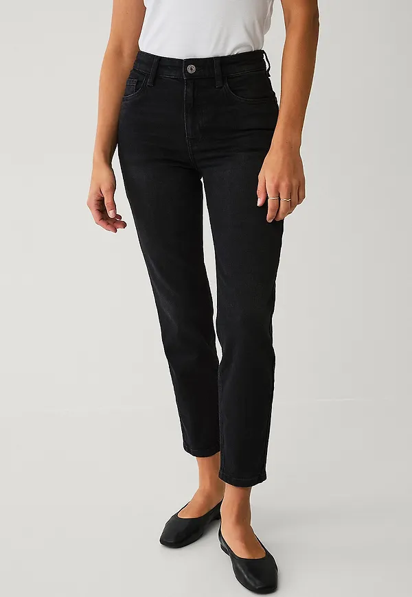 Mango - Jeans Newmom - Svart
