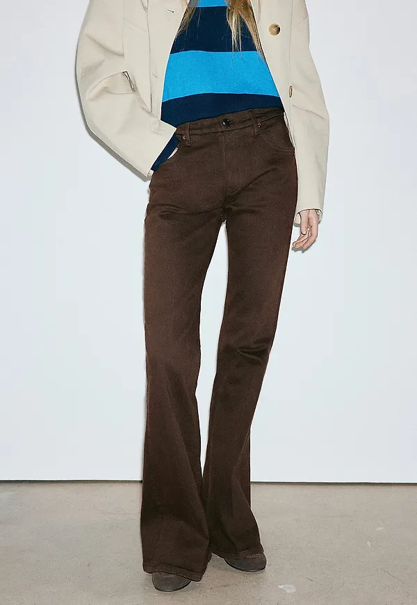 Mango - Jeans Violeta - Brun