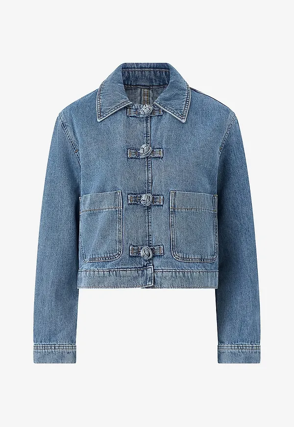 Mango - Jeansjacka Bimba - Blå